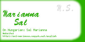 marianna sal business card